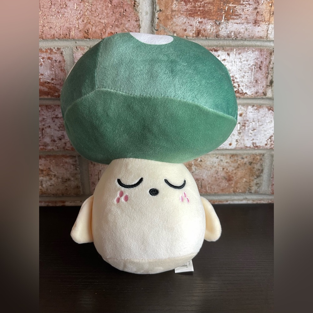 Fun & Fun Toys Plush Teal Angry Mushroom Toy 8" Tall